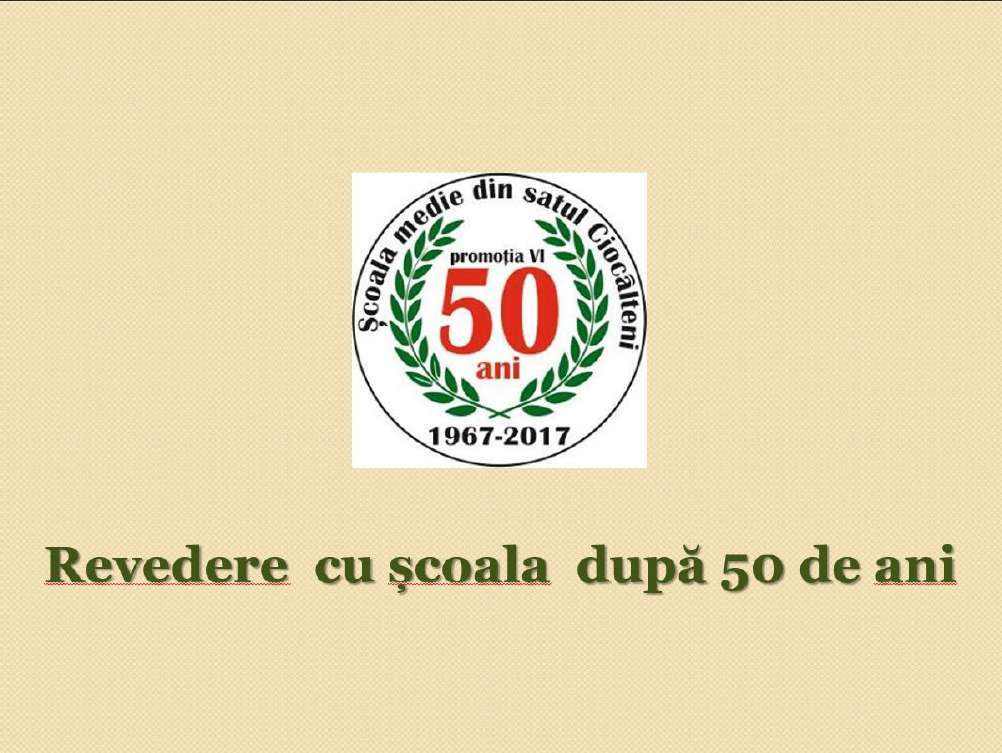 Revedere cu școala după 50 de ani — Facultatea de Pediatrie, promoția 1967–1973